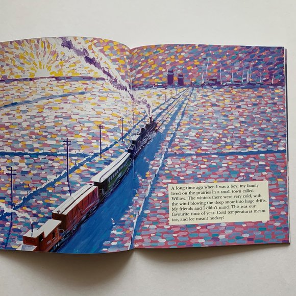 Vintage Kid's Hockey Books: The Hockey Sweater ('79) & The Moccasin Goalie ('96) - Picture 10 of 13